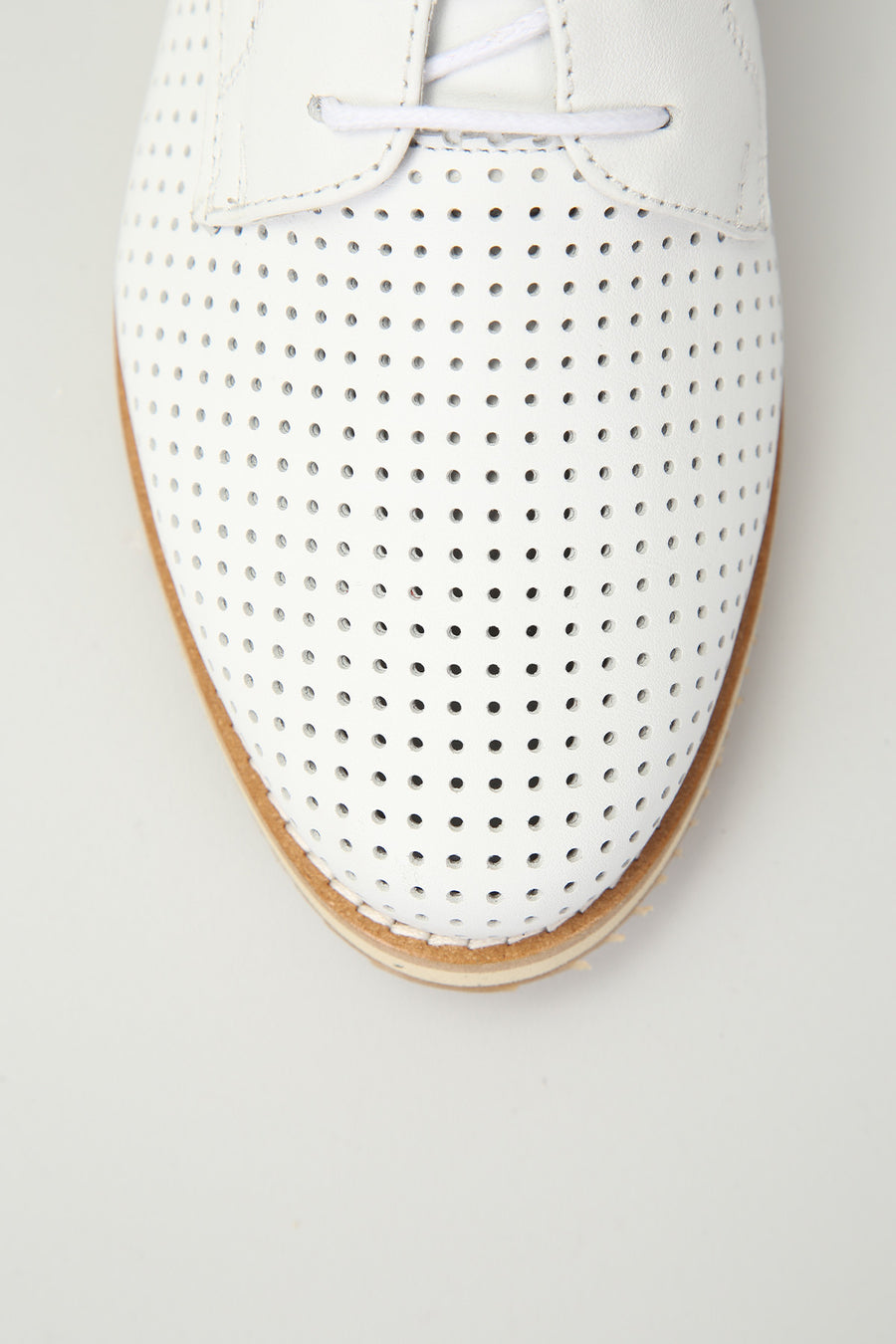 White Women's Leather Shoes