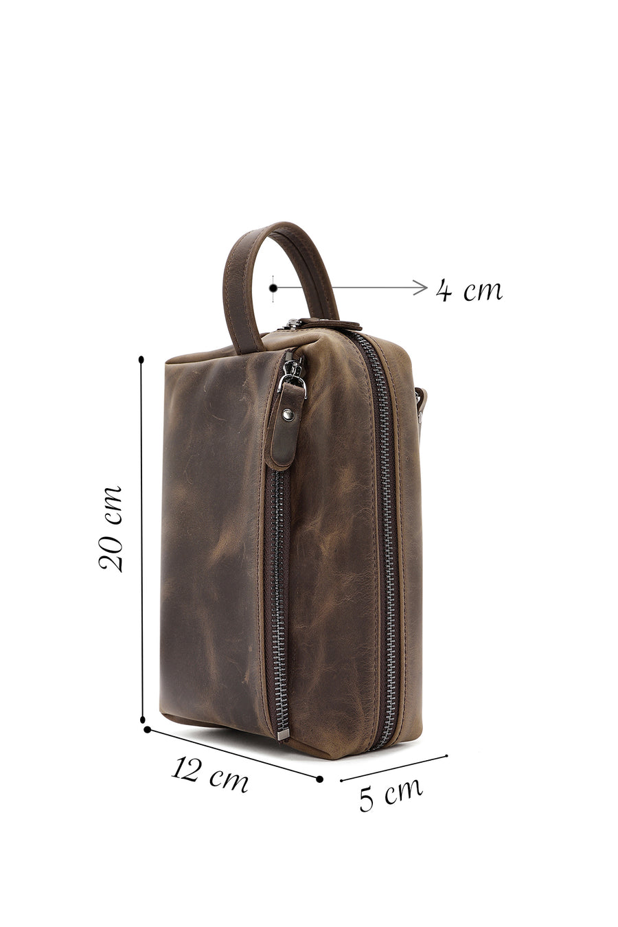 Men's Mink Leather Handbag