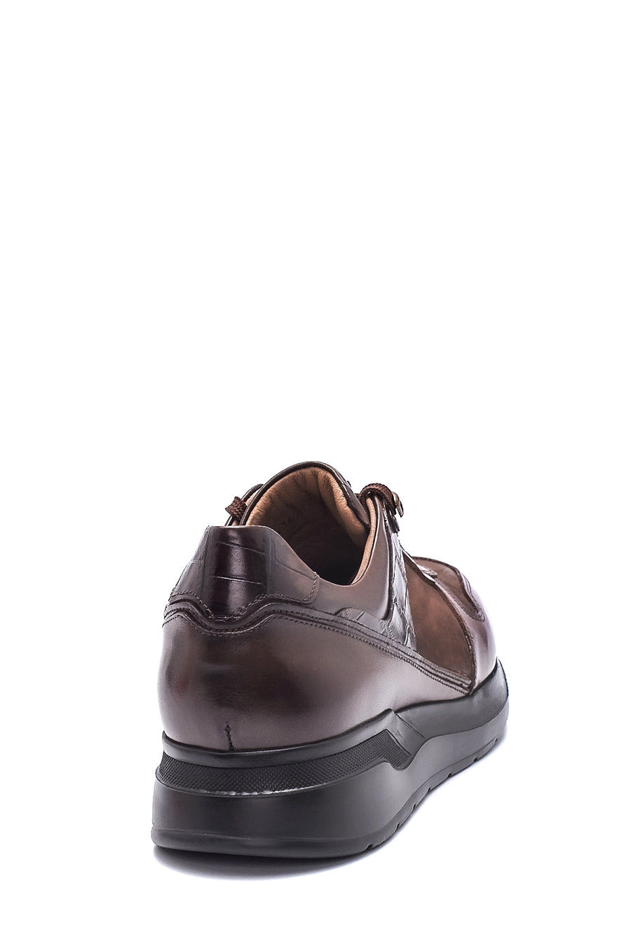 Erkek Deri Yüksek Taban Sneaker