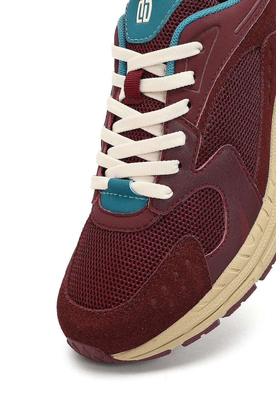 Derimod Studio Women's Burgundy Lace-Up Thick-Soled Sneaker