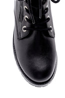 Women's Leather Zipper Detailed Boots | Derimod