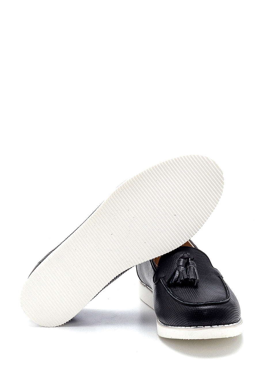 Kadın Deri Püskül Detaylı Loafer