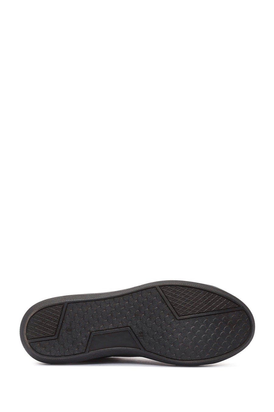 Kadın Siyah Bağcıklı Deri Sneaker