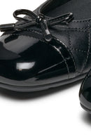 Geox Women's Black Annytah Quilted Patterned Leather Ballerina | Derimod