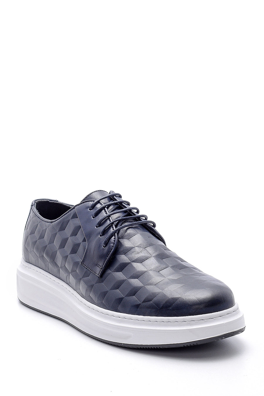 Men's Printed Leather Sneaker