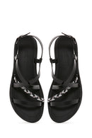 Women's Black Ankle Strap Sandals | Derimod