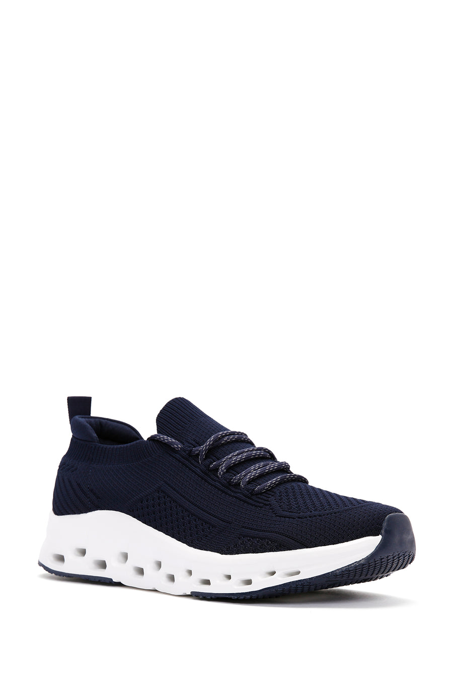 Derimod Zero Men's Navy Blue Lace-Up Thick Sole Sneaker