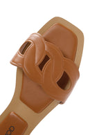 Women's Tan Slippers | Derimod