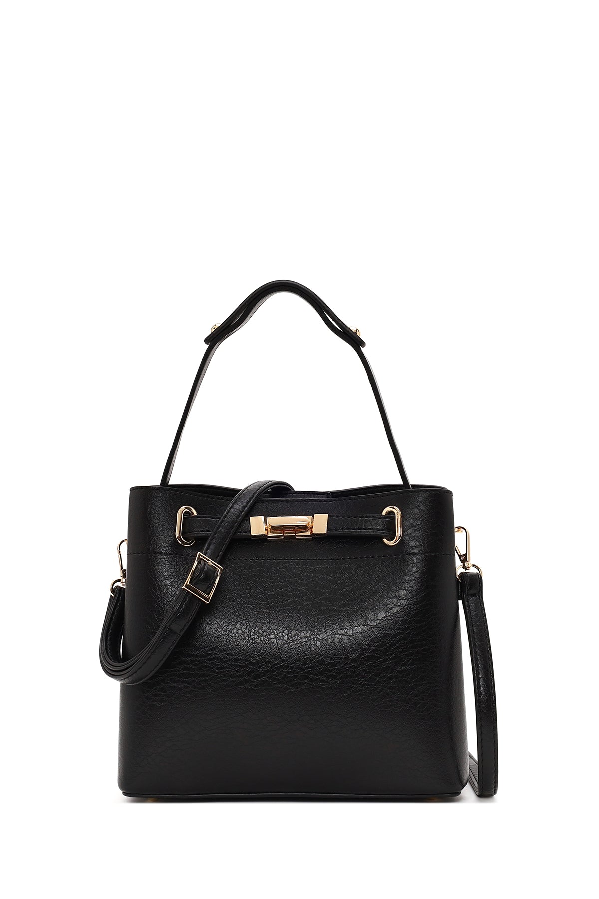 Woman Black Long-Strap Classic Shoulder Bag WB500010SV | Derimod