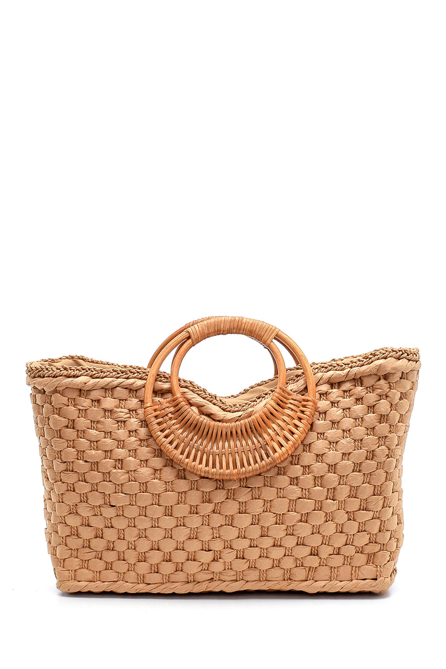 Women's Straw Handbag 21SBD2762M7 | Derimod