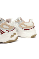 Women's Beige Lace-Up Thick-Soled Sneaker | Derimod