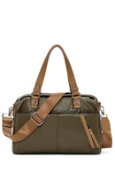 Women's Dark Khaki Long Strap Shoulder Bag | Derimod