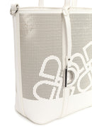 Woman Cream Long-Strap Printed Shoulder Bag | Derimod