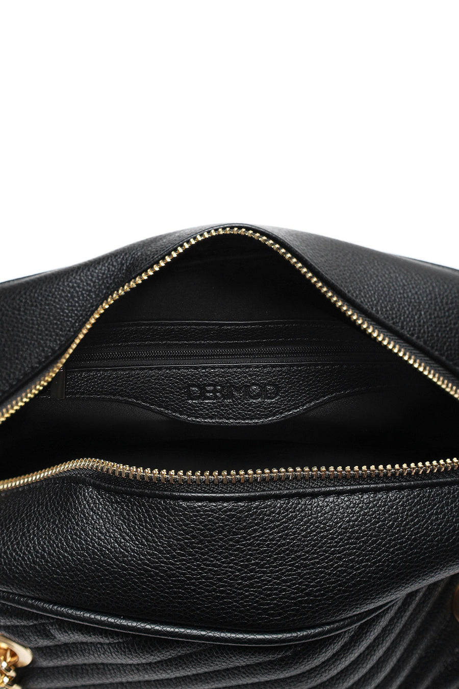 Women's Black Chain Strap Quilted Shoulder Bag