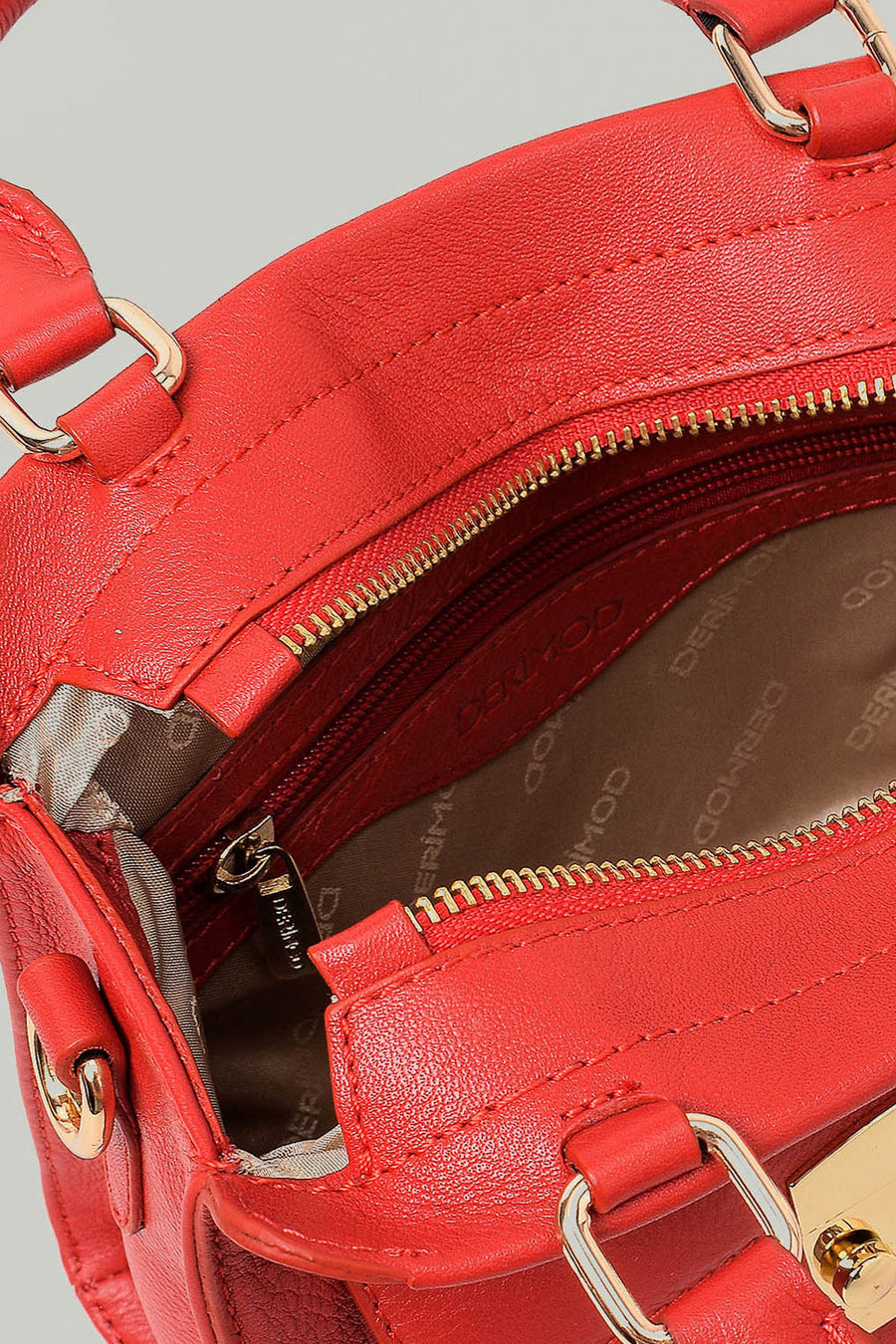Red Women's Leather Handbag
