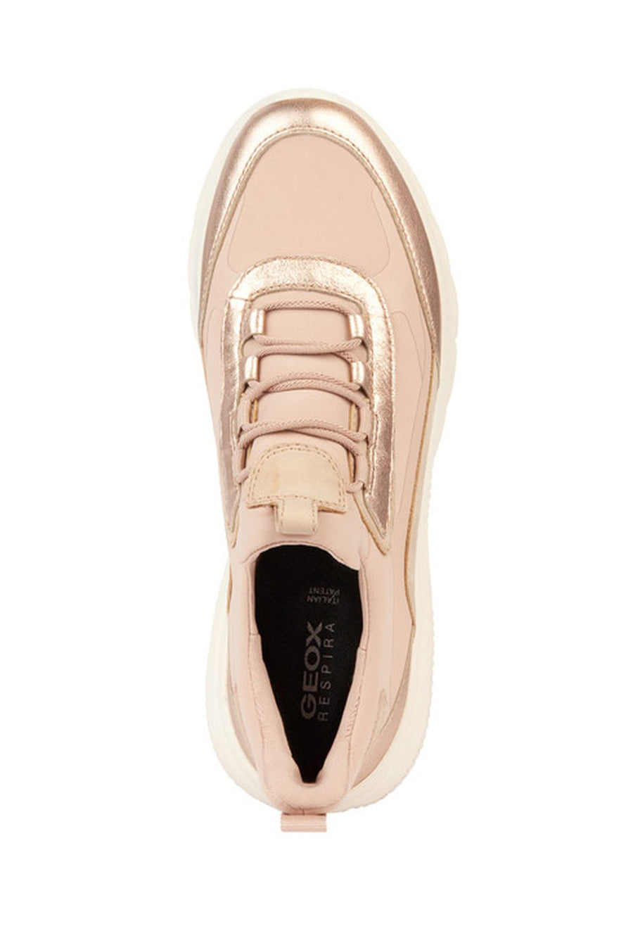 Geox Kadın Pembe Spherica Actif Bağcıklı Deri Sneaker