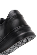 Men's Black Leather Sneaker | Derimod