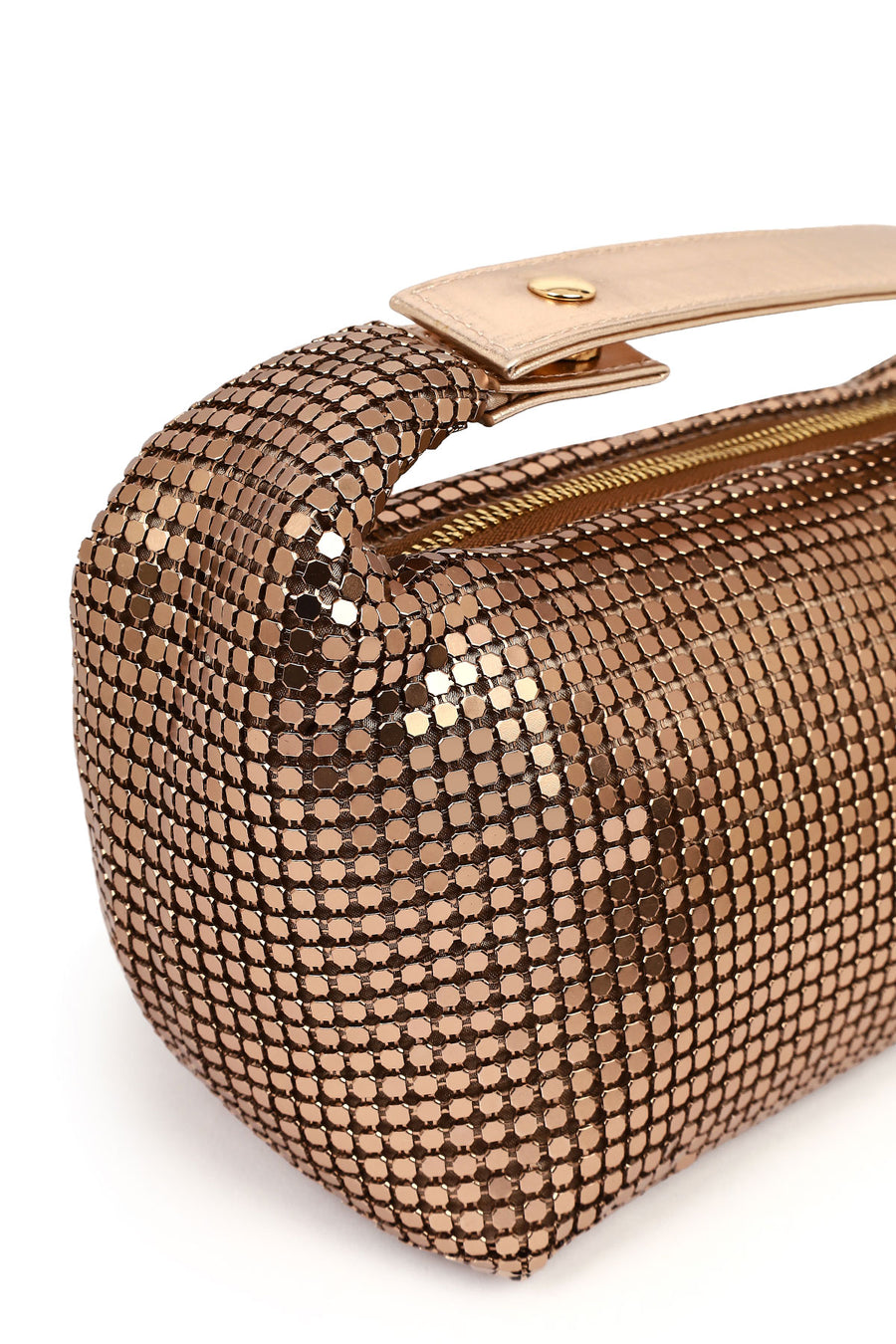 Women's Bronze Sequin Mini Shoulder Bag