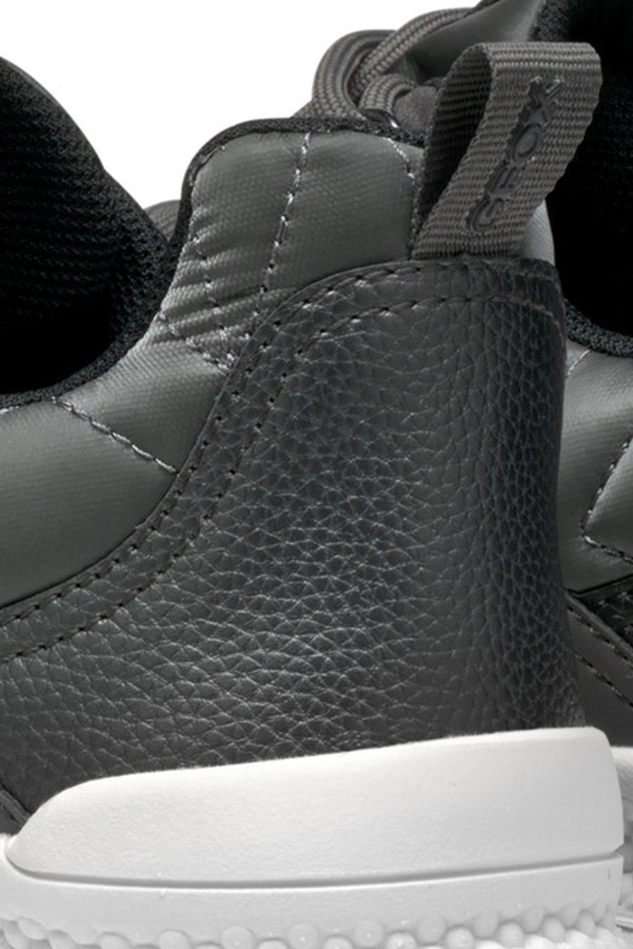 Geox Kadın Gri Bağcıklı Kalın Tabanlı Kumaş Sneaker