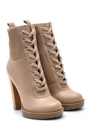 Women's Leather Heeled Boots | Derimod