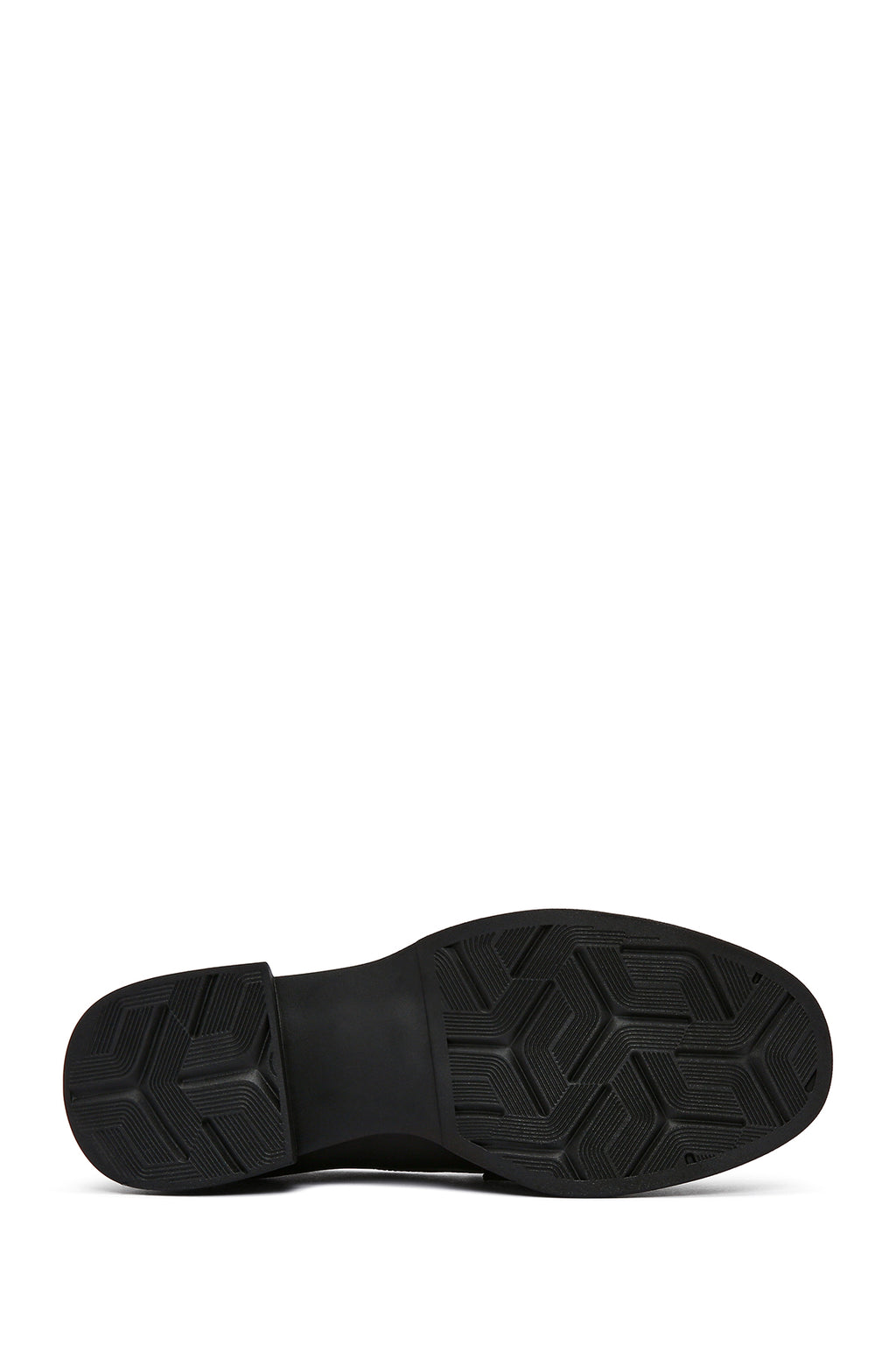 Kadın Siyah Deri Maskülen Loafer