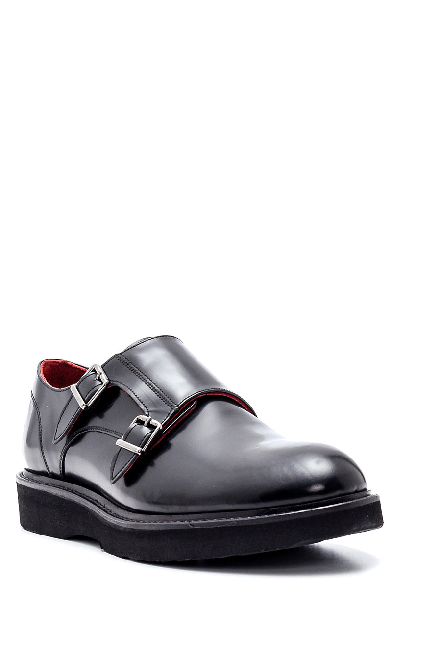 Men's Leather Casual Double Buckle Shoes