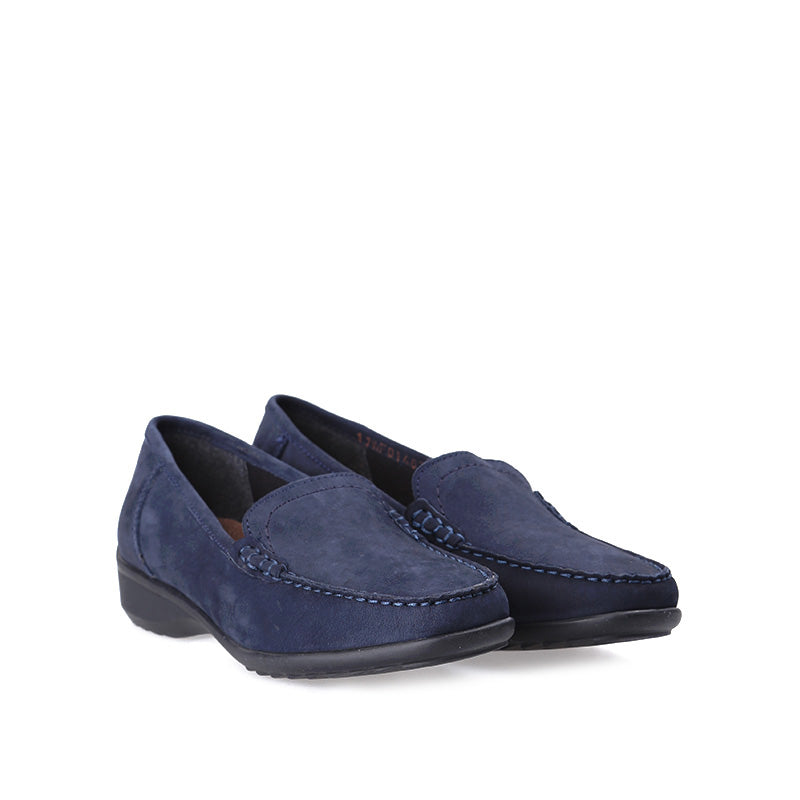 Süet Kadın Deri Loafer