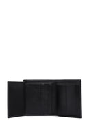 Men's Black Leather Wallet | Derimod