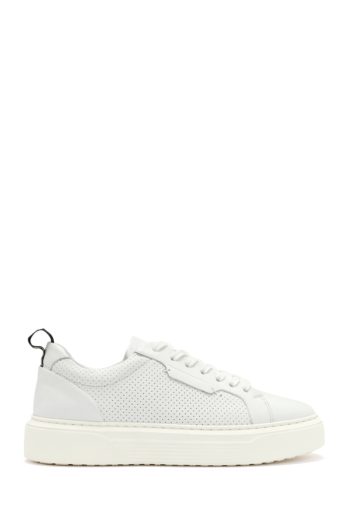 Men's White Lace-up Leather Sneaker 25SFD640414 | Derimod