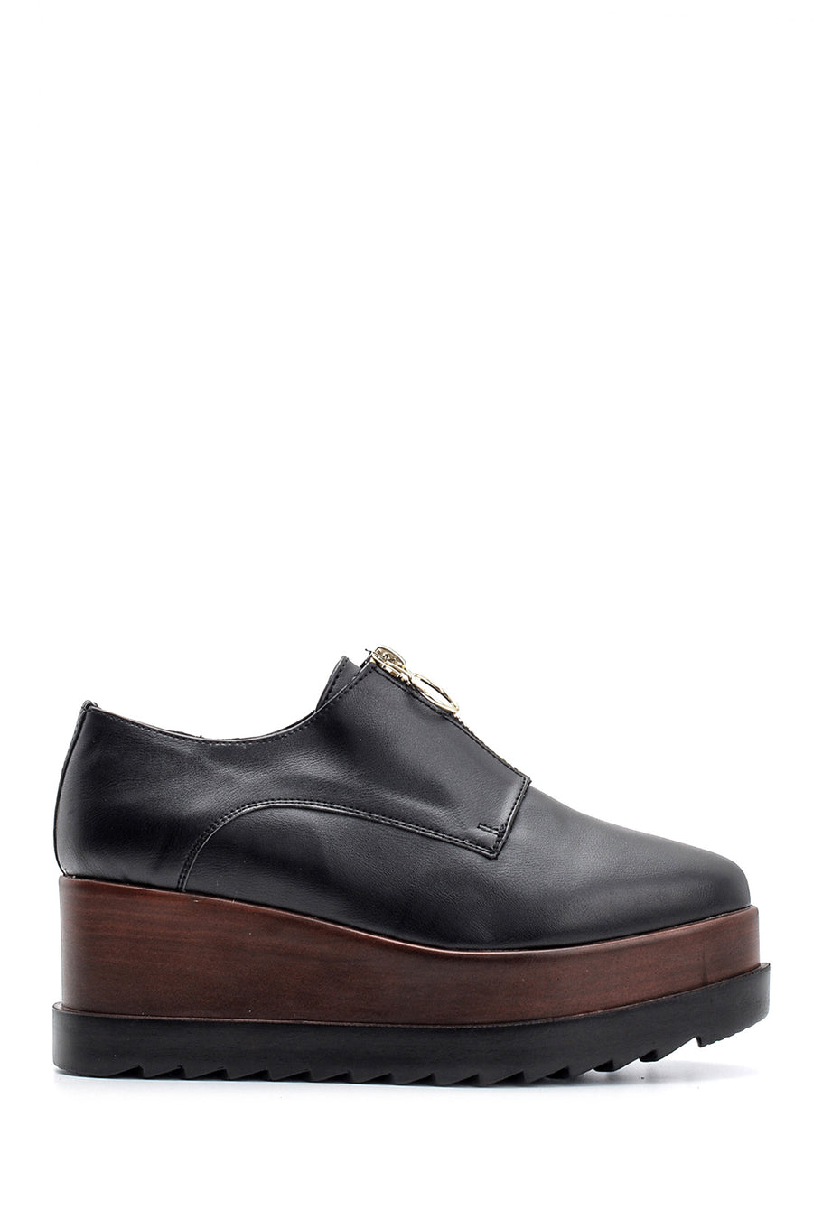 Women's High-Sole Zipper Shoes 19WFE124614 | Derimod