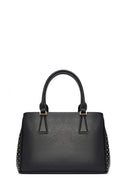 Women's Black Long Strap Stoned Classic Shoulder Bag | Derimod