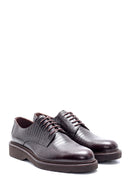 Men's Leather Printed Classic Shoes | Derimod