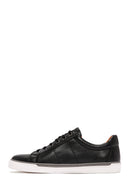 Men's Black Lace-up Leather Sneaker | Derimod