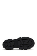 Women's Leather Thick Soled Casual Shoes | Derimod