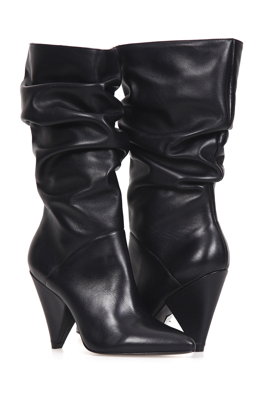 Women's Loose Leather Boots