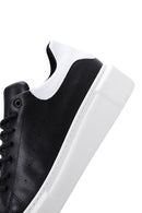 Women's Black Thick Soled Sneaker | Derimod