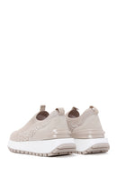 Women's Mink Fabric Sneaker | Derimod