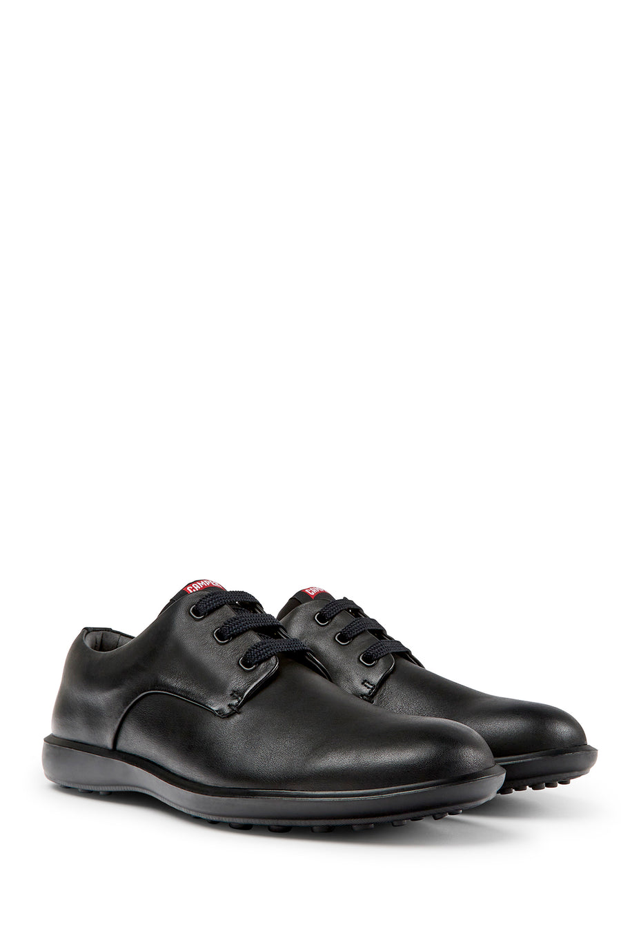 Camper Men's Black Atom Work Leather Casual Shoes