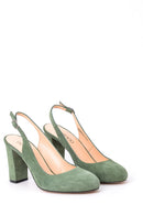 Women's Suede Heeled Shoes | Derimod