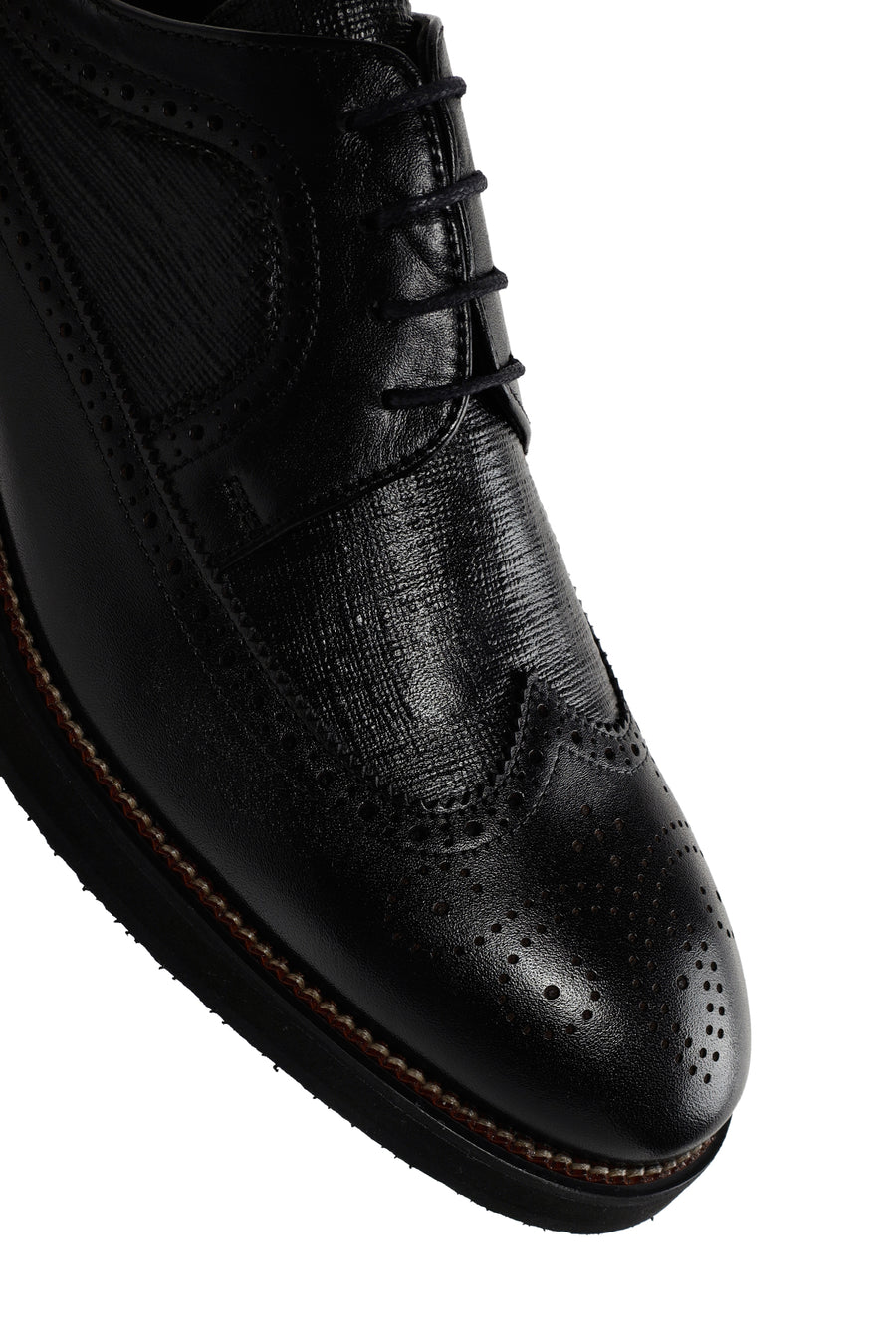 
Men's Black Leather Casual Shoes

