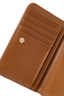 Women's Brown Braided Wallet | Derimod