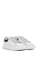 Men's White Leather Thick Soled Sneaker | Derimod