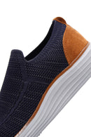 Derimod Zero Men's Navy Blue Thick Soled Sneaker | Derimod