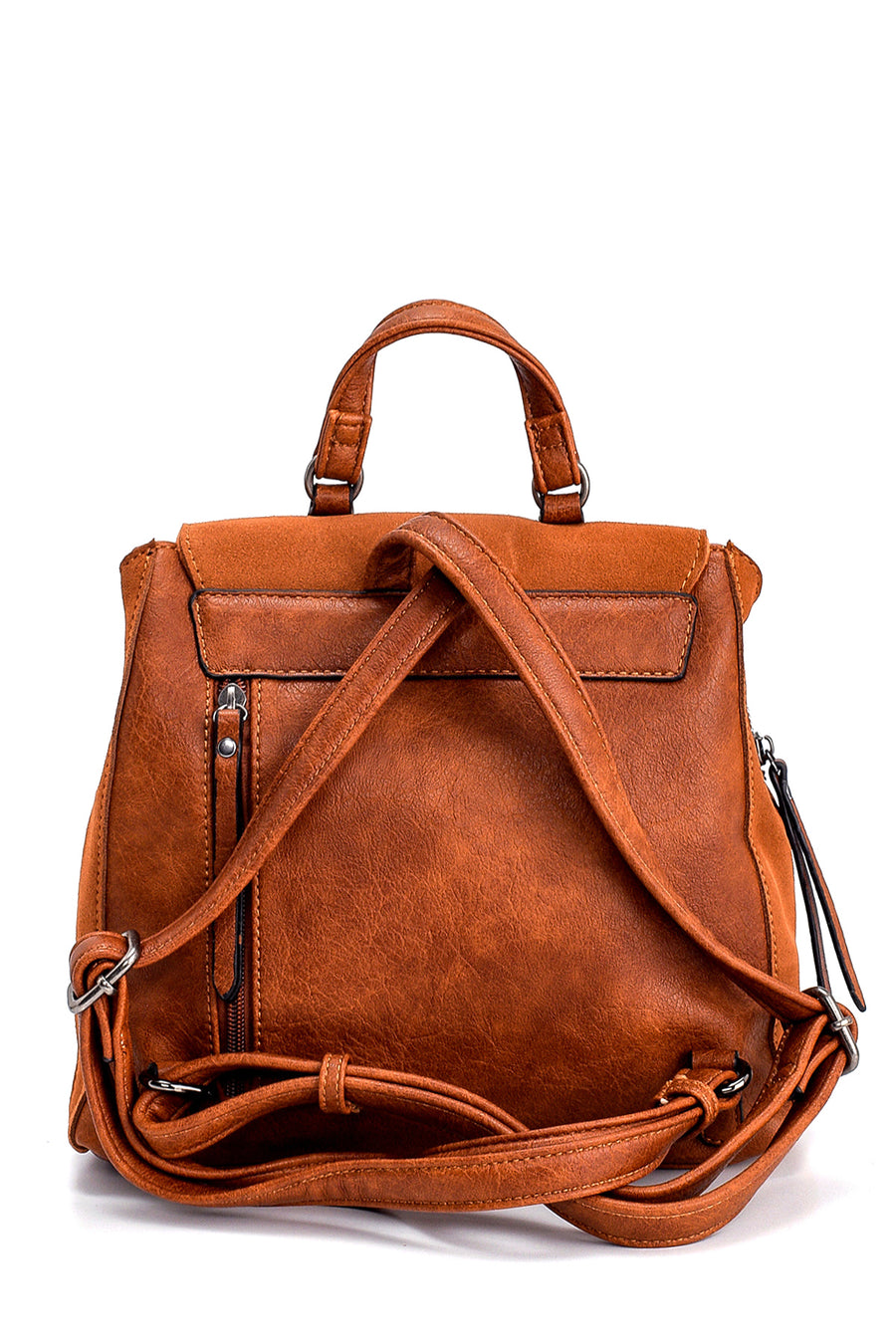 Women's Suede Detailed Backpack