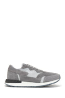 Erkek Gri Deri Sneaker | Derimod