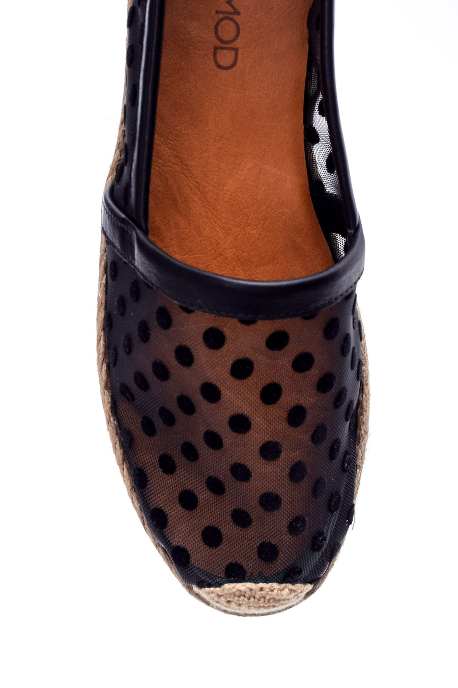 Kadın Tül Detaylı Puantiyeli Loafer