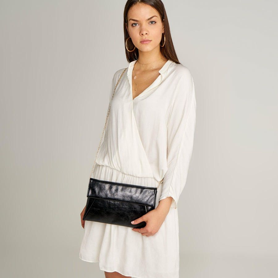 Women's Portfolio with Chain Strap