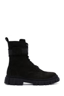 Men's Black Nubuck Leather Casual Boots | Derimod