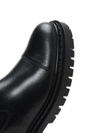 Men's Black Leather Casual Chelsea Boots | Derimod