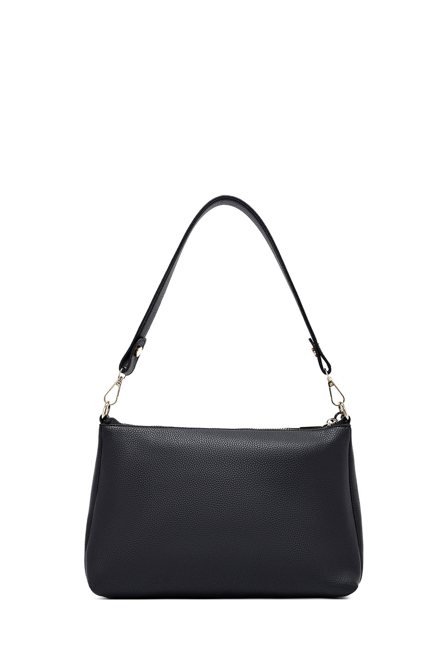 Women's Black Long Strap Accessory Handbag